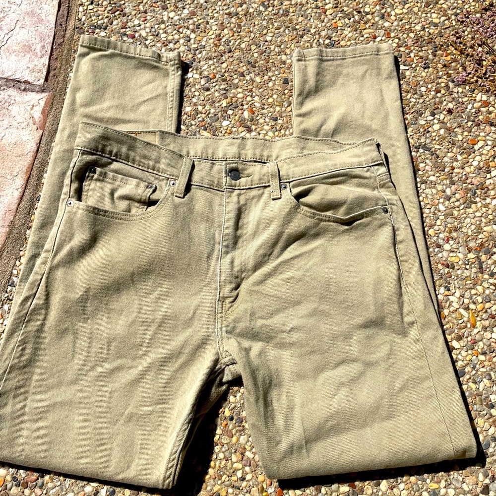 Levi’s 512, Khaki, Jeans, Size 36 x 34